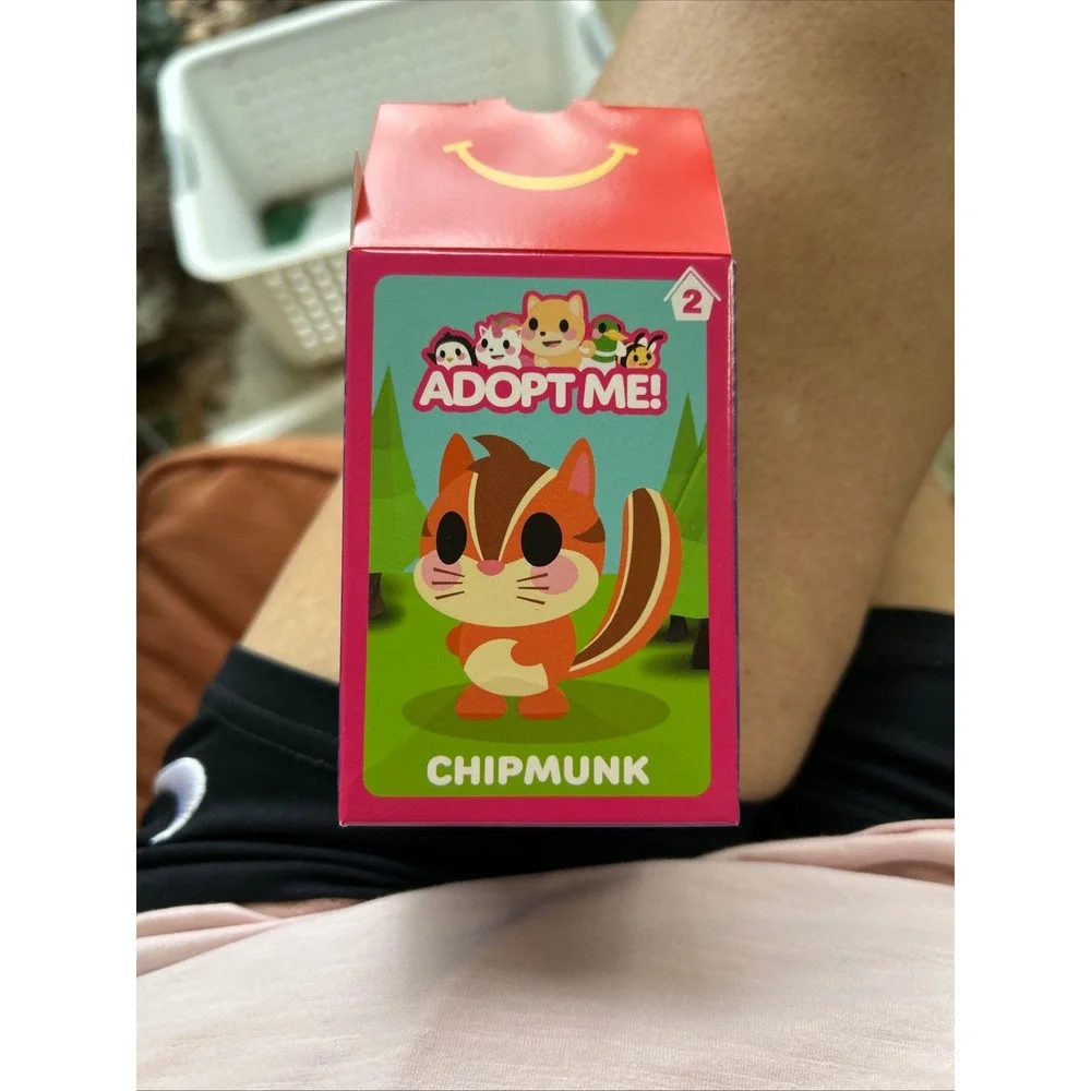 2023 McDonalds Happy Meal Toy Adopt‎ Me Chipmunk 2 New in Box Collectible